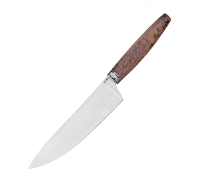Кухонный Шеф нож из порошковой стали S390 купить на сайте koval-knife.shop