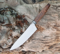Кухонный Шеф нож из порошковой стали S390 купить на сайте koval-knife.shop